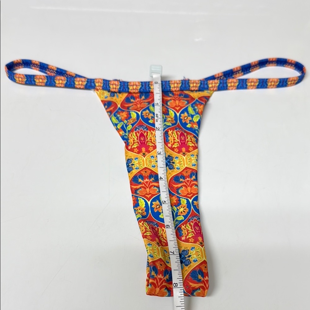 Colorful Patterned Swim Suit Bikini Bottom (G String back) - Picture 5 of 5